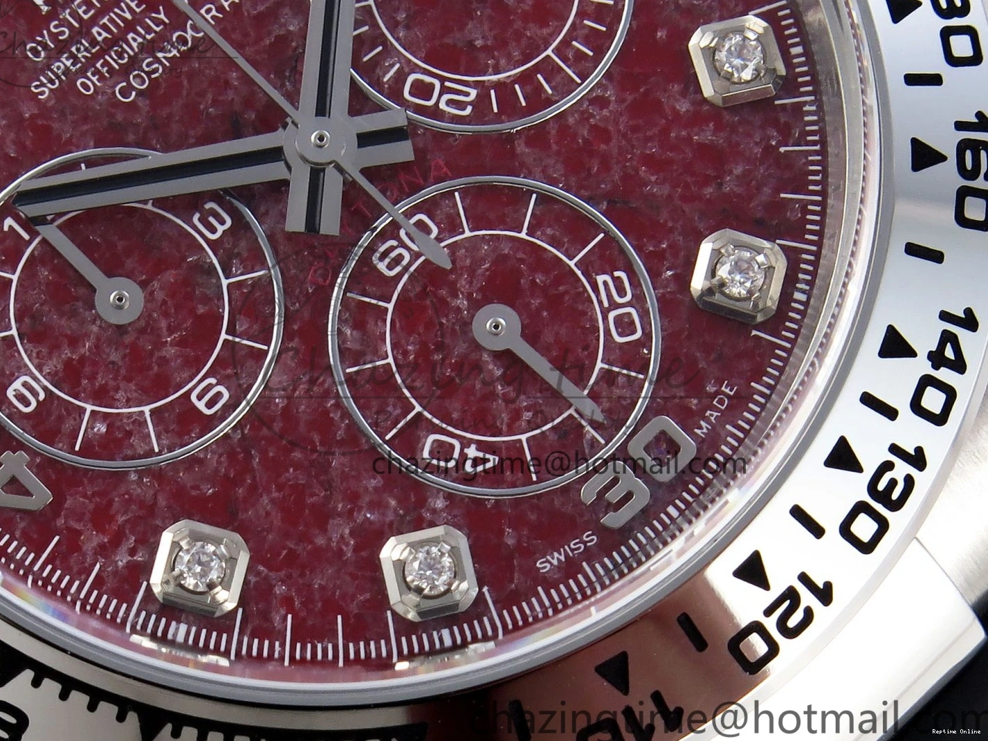 0225 SunProtective Daytona 116519 Clean 1:1 Best Edition 904L SS Case and Bracelet Red Sodalite Dial on Oysterflex SA4130 V 1852